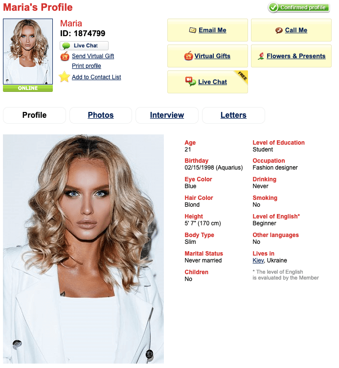 anastasiadate profile page
