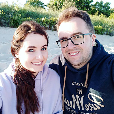 couple with polish girl