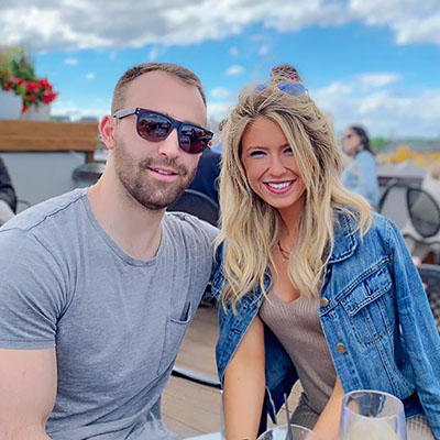 happy couple with belarus girl