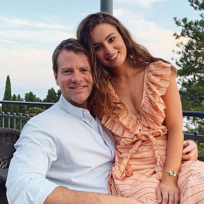 happy couple with belarus woman