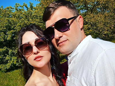 happy couple with bulgarian woman