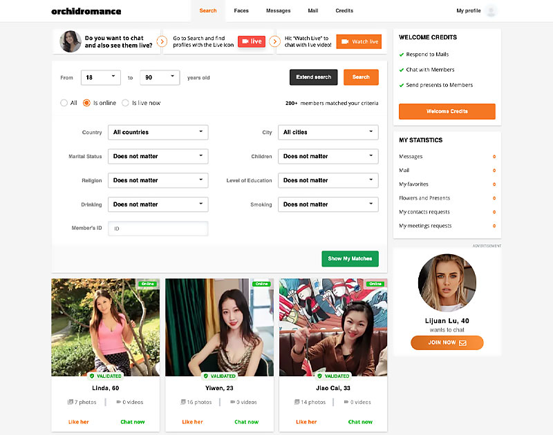 orchidromance extended search